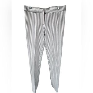 Amanda & Chelsea Women’s  Black and White Striped Dress Pants